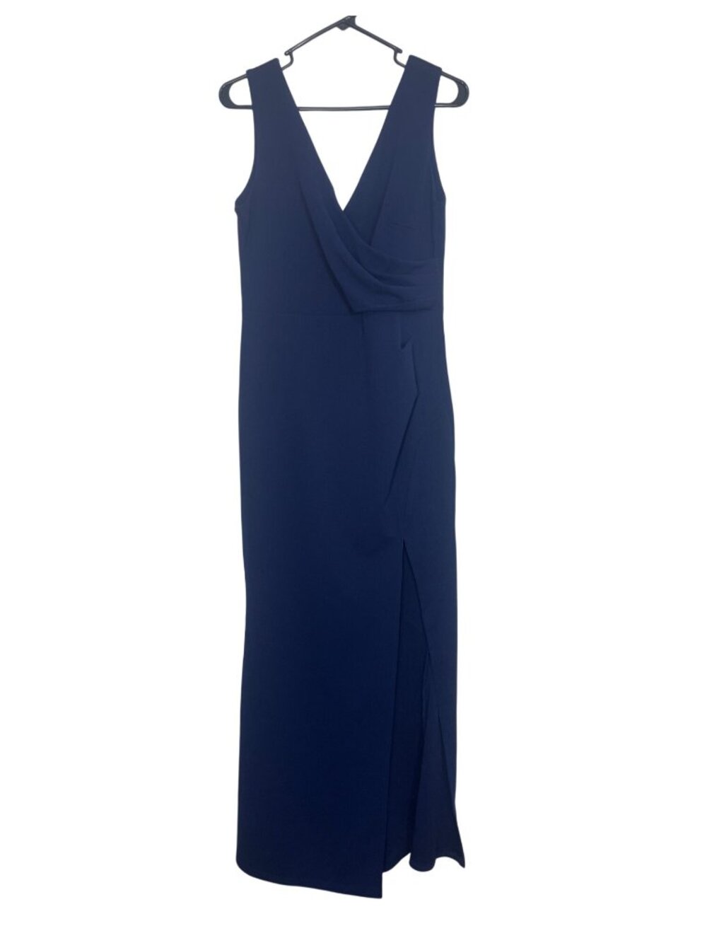 Woosea Sleeveless Maxi Dress‎ Large Blue New Vneck Slit Formal Wear